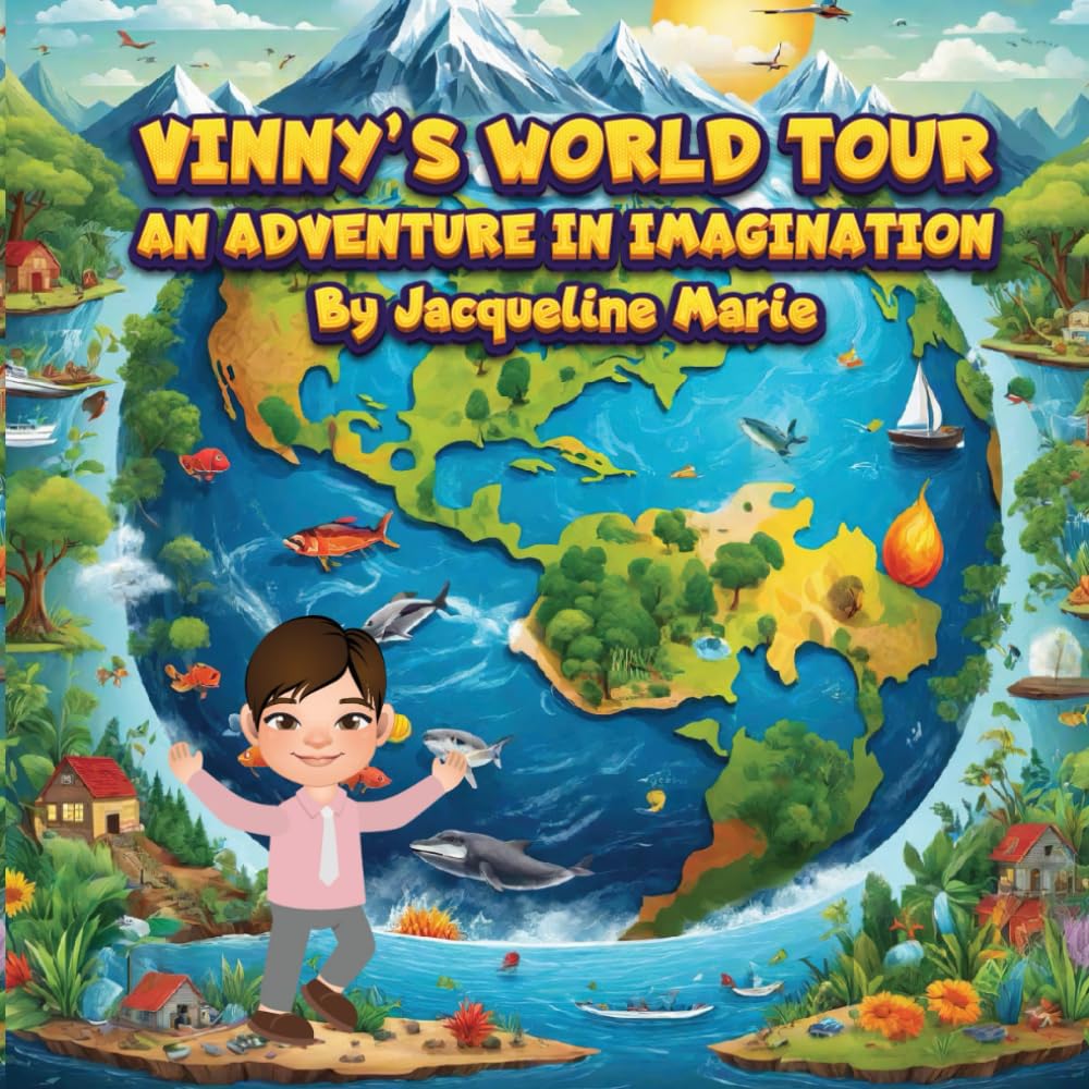 Vinny's World Tour: An Adventure in Imagination: Book Cover