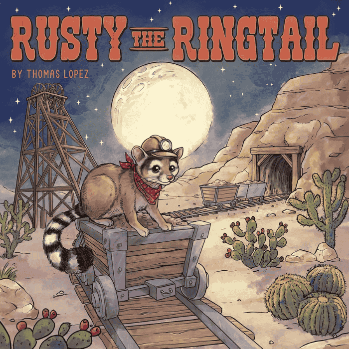 Rusty the Ringtail: Book Cover