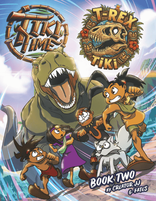 Tiki Time: T-Rex Tiki: Book Cover