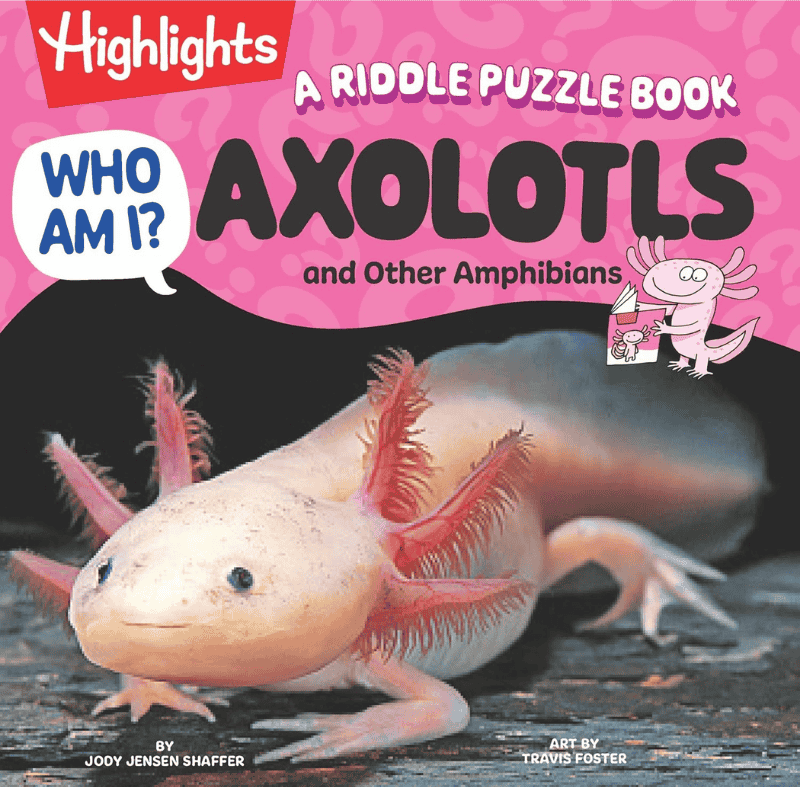Who Am I? Axolotls and Other Amphibians: Book Cover