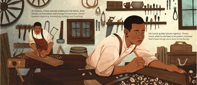 Interior illustration from A Doctor at Heart