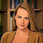 Melanie Abed | The Children's Book Review Illustrated headshot of author Melanie Abed