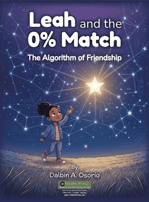Leah and the 0 Match | The Children's Book Review Leah & The 0% Match: The Algorithm of Friendship: Book Cover