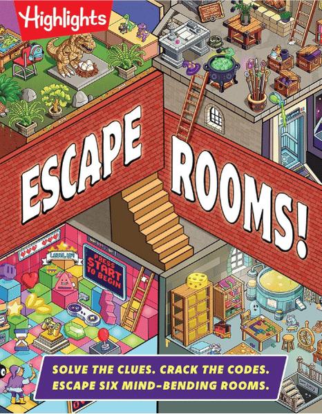 Escape Rooms | The Children's Book Review Escape Rooms!: Book Cover