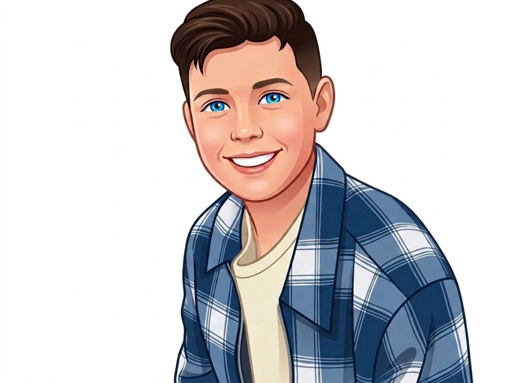 Illustrated headshot of Sutton Lewis