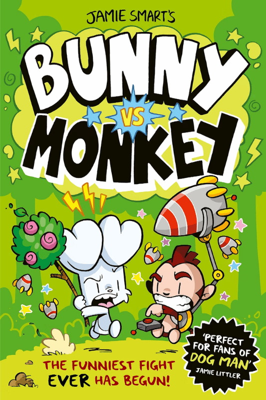 Bunny vs Monkey | The Children's Book Review Bunny vs. Monkey (Bunny vs. Monkey, Book 1): Book Cover