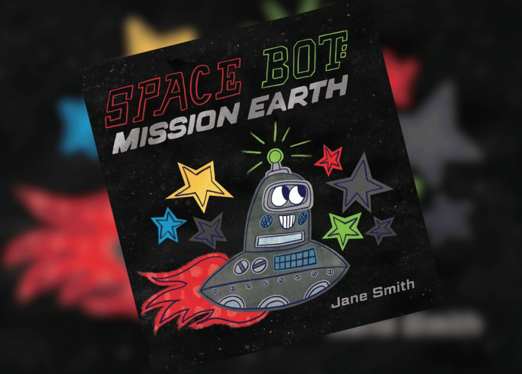 Space Bot Mission Earth Header | The Children's Book Review
