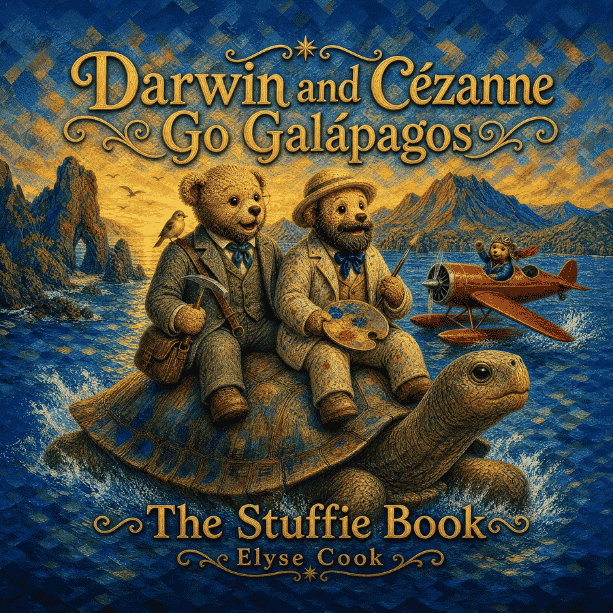 The Stuffie Book: Darwin and Cézanne Go Galápagos: Book Cover