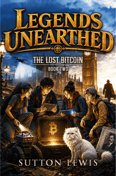 Legends Unearthed The Lost Bitcoin | The Children's Book Review Legends Unearthed: The Lost Bitcoin: Book Cover